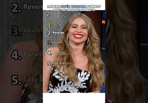 Ranking Sofía Vergara’s funniest lost-in-English moments #sofíavergara #accent #english #funny