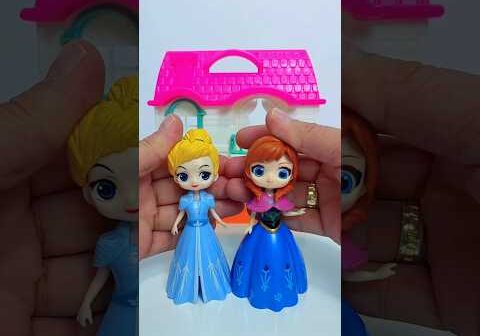 Transforming Disney Tiana and Sofia! #elsa #nezha #shorts #satisfying #unboxing #ariel