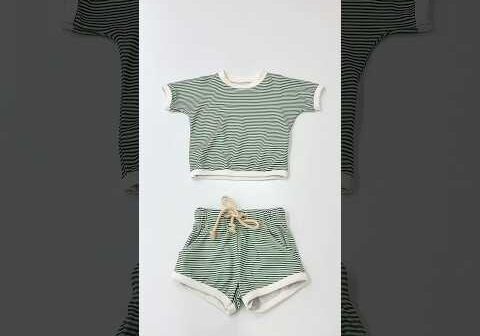 Soft, stylish, and 100% organic – our shorts and tees #babybasics