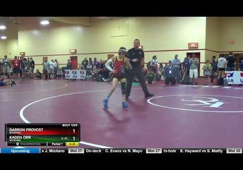 Schoolboy 71 Darron Provost Wyoming Vs Kaden Orr Wyoming