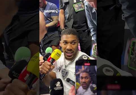 “I don’t know what’s gonna happen!” 👀 Joshua is putting faith in his left-hand against Paul🥊