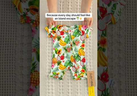 The Coziest Bamboo Zippy for Your Little Island Baby 🌺☀️