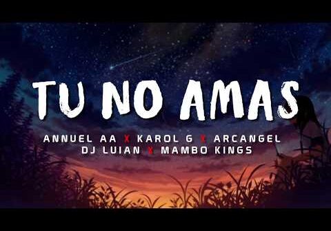 Tu No Amas – Anuel AA x Karol G x Arcangel x Dj Luian x Mambo Kingz  (LYRICS/LETRA HD)