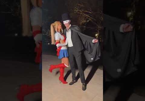 This Halloween, I was #sliving evil by moonlight ?? as Sailor Moon! | Paris Hilton