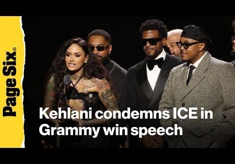 Kehlani makes blunt anti-ICE statement in Grammys 2026 acceptance speech
