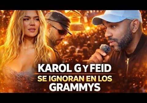 KAROL G Y FEID SE IGNORAN EN LOS GRAMMYS!