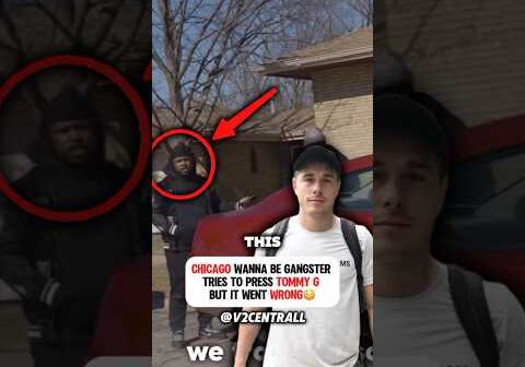 Chicago Goon Tries To Check Tommy G (Goes Wrong)😳 #tommyg #chiraq
