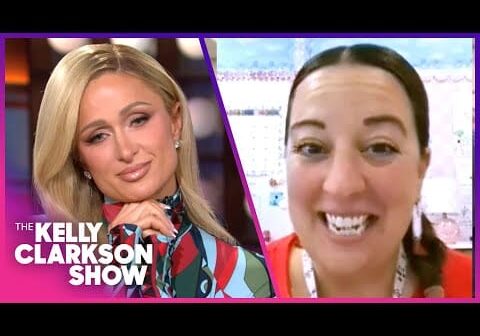 Paris Hilton Gets Emotional Surprise From Teacher In Need