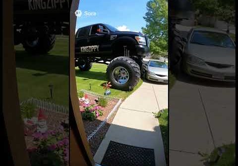 Where did Billy get a monster truck !!