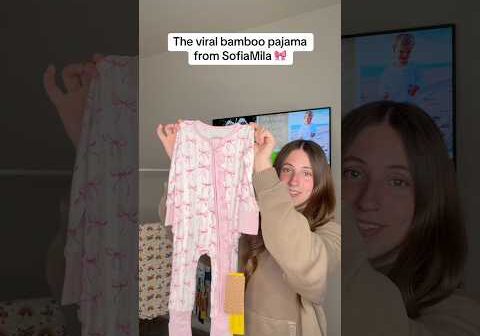 The viral SofiaMila bamboo pajama 🎀￼