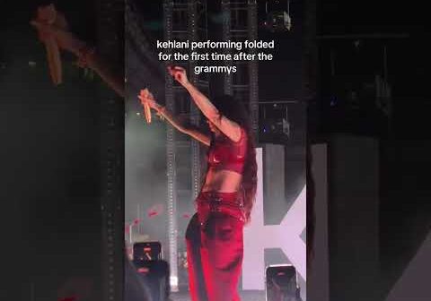 Kehlani performs folded the first time after grammys @kehlani #pavinso #drivevibes #hiphop