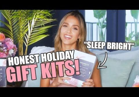 HONEST HOLIDAY GIFT KITS: SLEEP BRIGHT – GET UNREADY WITH ME | JESSICA ALBA
