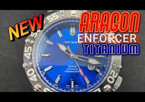 Aragon Enforcer Ti model A704 BLU | Blue Sunray Dial