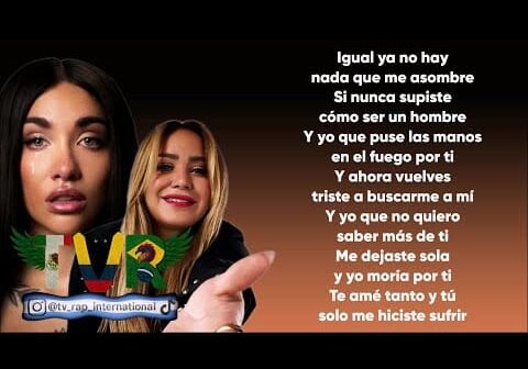 Maria Becerra x Karina Tejeda x XROSS – VUELVES TRISTE (Letra/Lyrics)