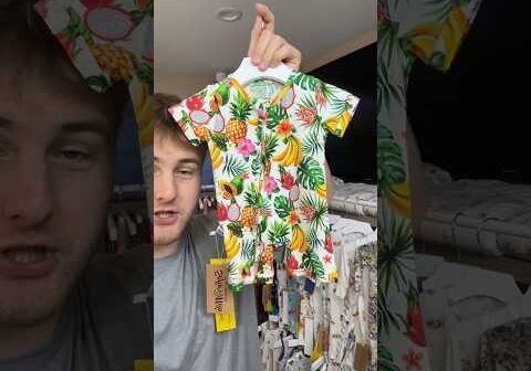 Tropical fruit shorty zippy 🌴