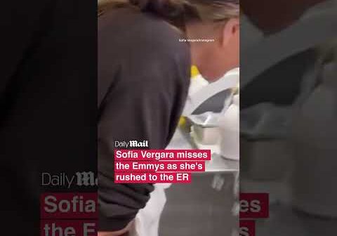 Sofia Vergara misses out on Emmys as she’s rushed to the ER