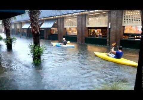 Kayaking on Market