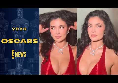 Kylie Jenner SHUTS DOWN Oscars 2026 in Red Hot Gown | Oscars 2026