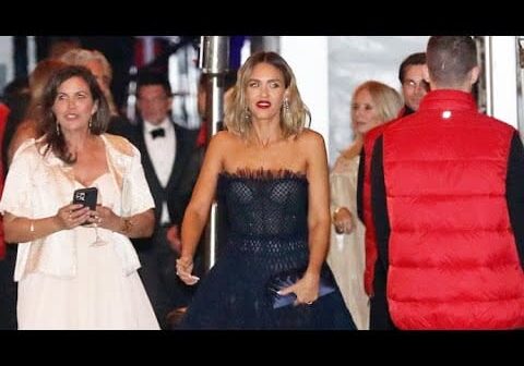 Jessica Alba Rocks Navy Tulle Dress And Satin Stilettos For Oscars After Party