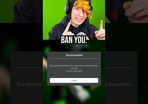 THIS ROBLOX GAME BANS YOU…