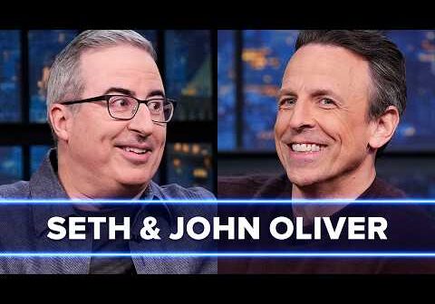 John Oliver Thinks Prince Andrew’s Arrest Photo Belongs in the Louvre, Talks Mets vs. Yankees