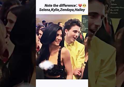 Notice the differences in how they treat their partners#Selena #KylieJenner #Zendaya #shorts