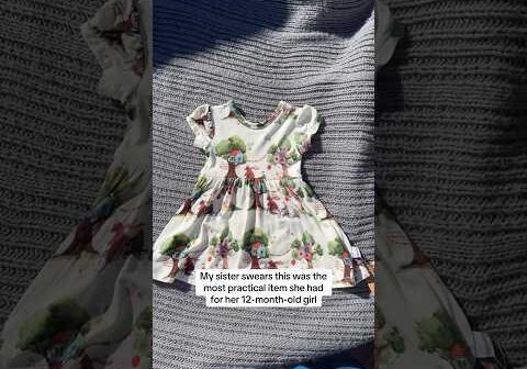 My sister swears this was the most practical item she had for her 12-month-old girl. ￼