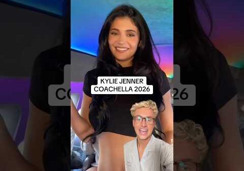 Kylie Jenner Coachella prep! #kyliejenner #coachella #justinbieber #shorts