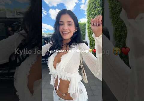 Kylie Jenner coachella vlog new viral video #viralshort #celebrity #viralvideo #kyliejenner #shorts
