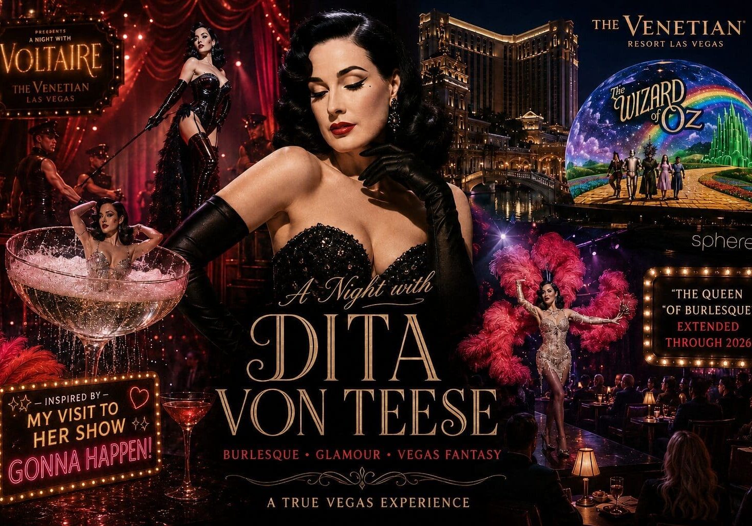 Burlesque, Glamour & Vegas Fantasy: A Night with Dita Von Teese
