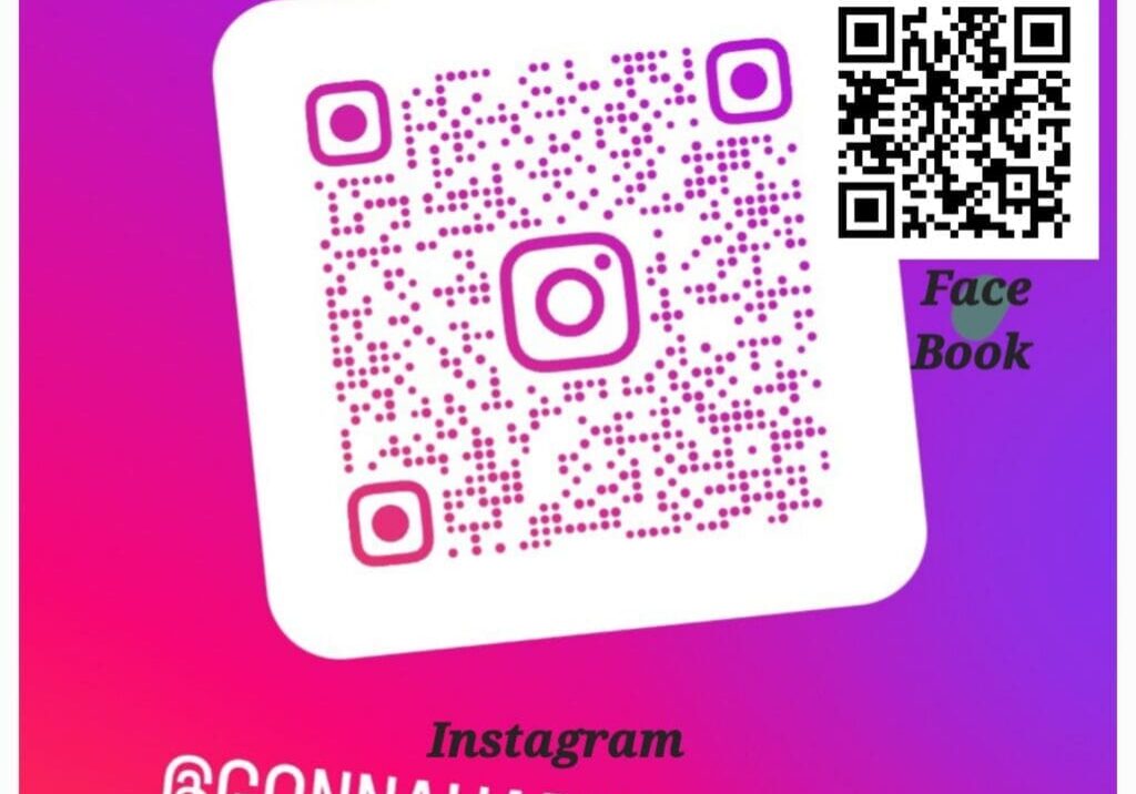 Instagram QR code with handle GONNAHAPPENDOTCOM